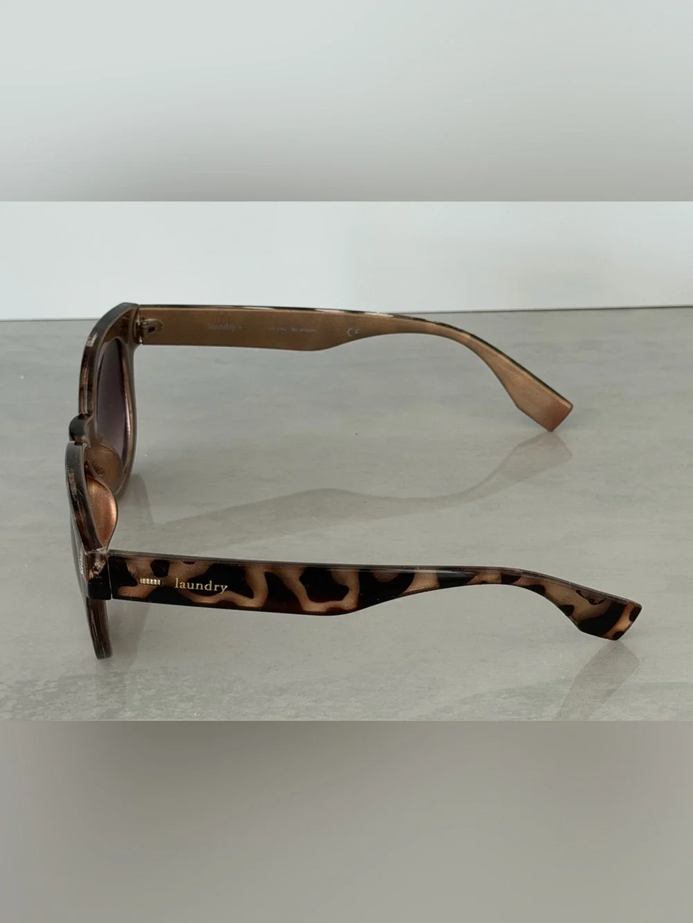 Pretty Leopard Print Sunglasses by Laundry